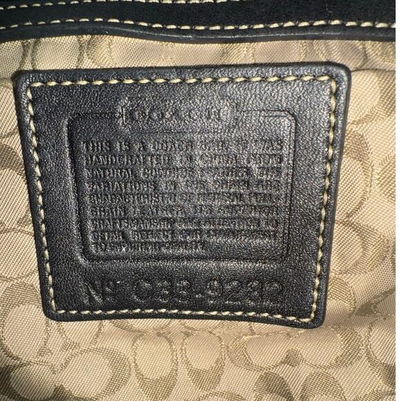 Coach Black Leather Hobo Bag - Picture 9 of 9